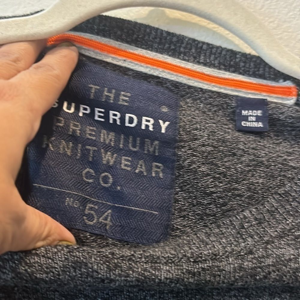 Superdry Harlo Crew Neck Sweater Cashmere Blend Medium​​​​​​​​​​​​ - Picture 5 of 13